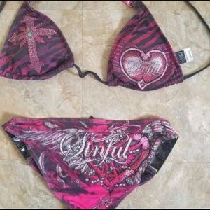 Affliction Swimsuit - Small - Sinful